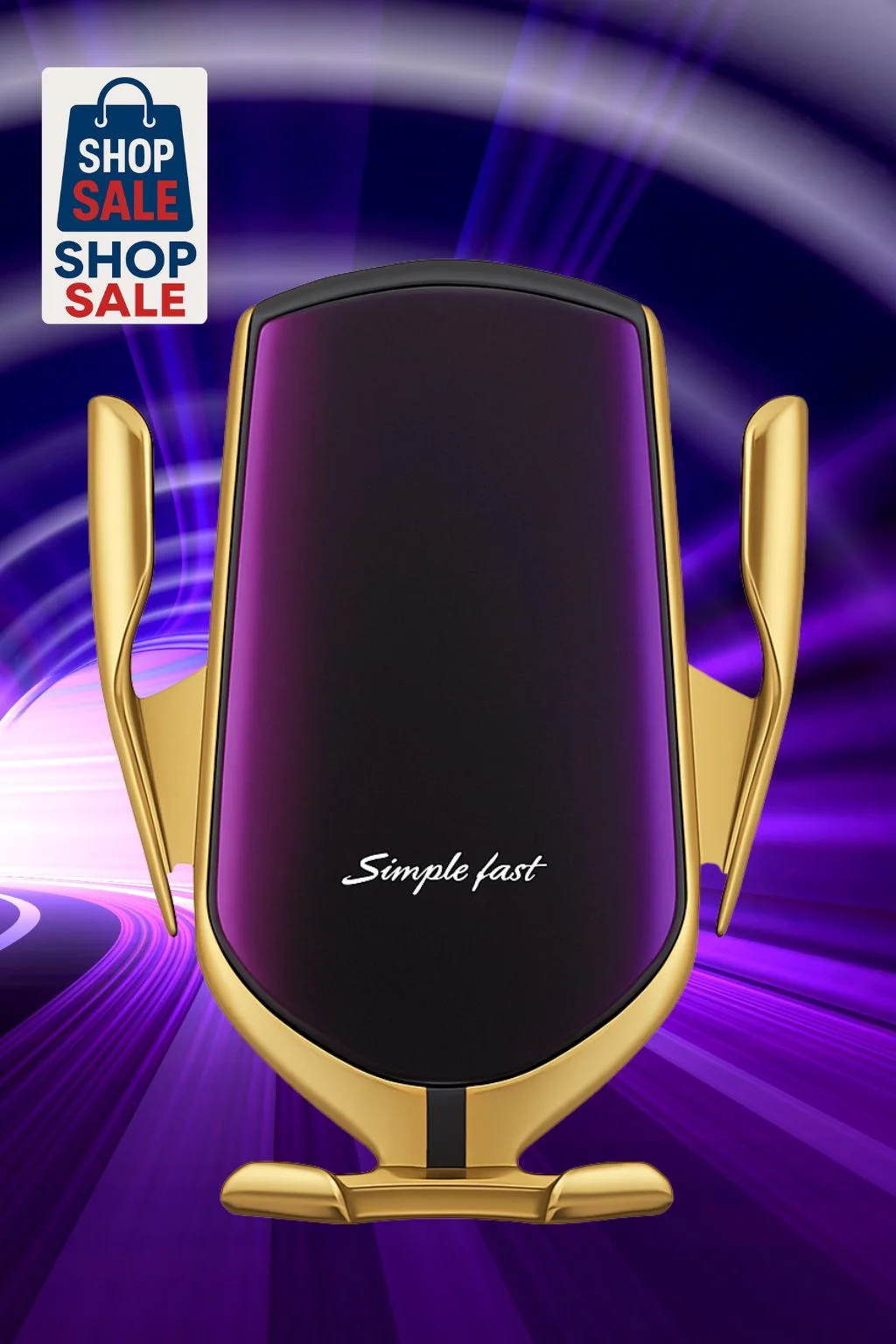 Soporte De Ventilación Magnético Inalámbrico Con Sensor Inte variante